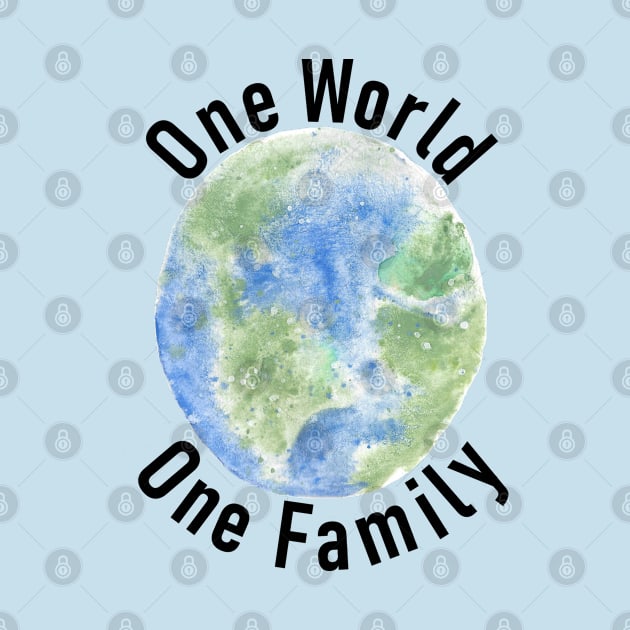 One World One Family by Lunar Scrolls Design