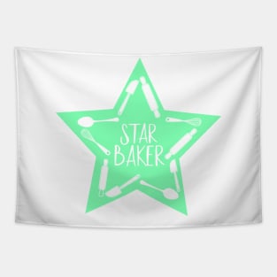 Star Baker, Great British Baker Inspired Baking design Tapestry