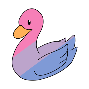 Pastel Bisexual Duck T-Shirt