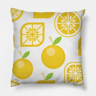 Simple Orange Fruit Pillow