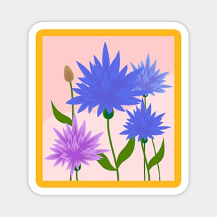 Cornflower blooms Magnet