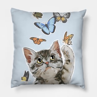 Butterfly Cat Pillow