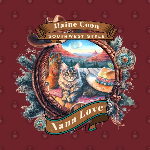 Sedona Cat Southwest Style Nana Love 48M by catsloveart