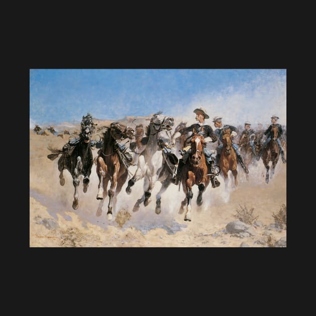 Dismounted by Frederic Remington by MasterpieceCafe