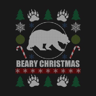 Gay Bear Beary Christmas T-Shirt