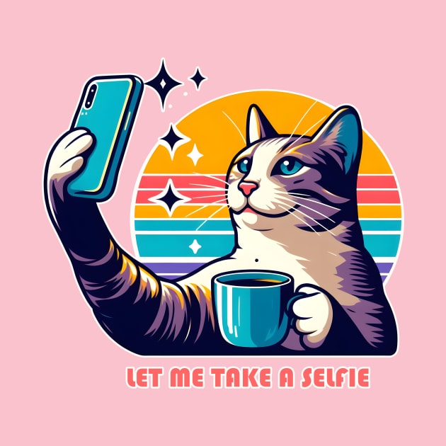 Cat Selfie by Rawlifegraphic