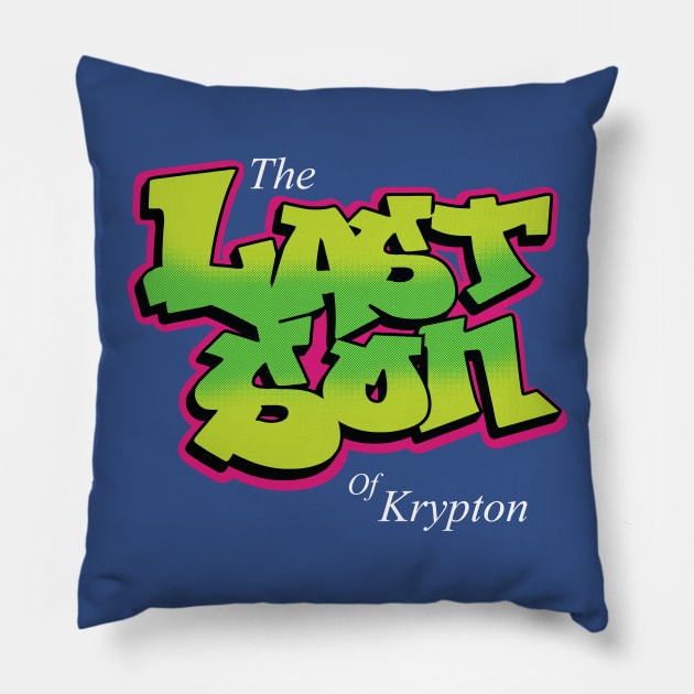The Last Son of Krypton Pillow by ZombieMedia