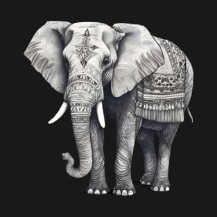 Whisker Wonderland Unique Tee Showcasing the Charm of Elephants T-Shirt