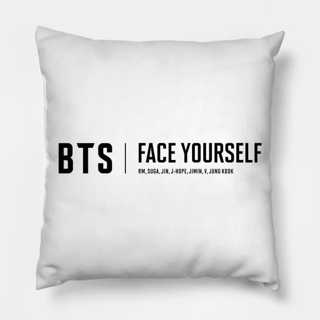 Bangtan Boys (BTS) Face Yourself Pillow by iKPOPSTORE