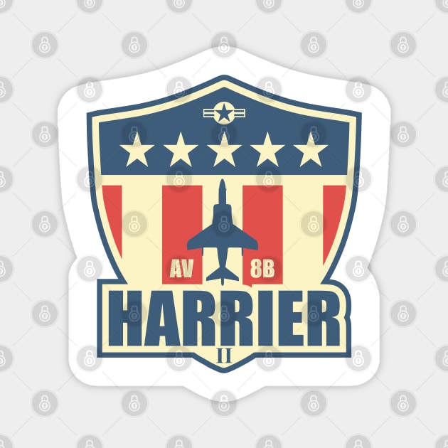 AV-8B Harrier II Patch Magnet by TCP