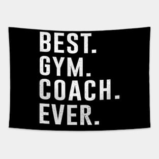 Best Gym Coach Ever Gift Tapestry