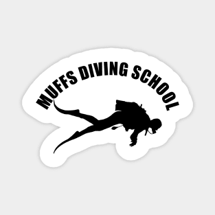 Muffs Diving School Magnet