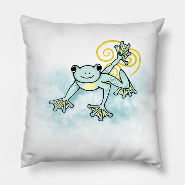 AIR FROG Pillow by astonishingemma