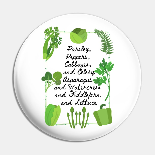 Greens - Into the Woods Musical Pin by sammimcsporran