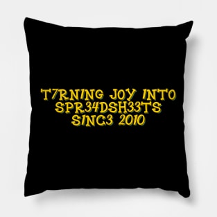 Accountant Turning Joy Into Spreadsheets Since 2010 Pillow