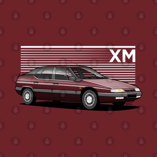 XM transparent illustration by RJW Autographics