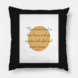 Bible verse Christian quote for thanksgiving Pillow