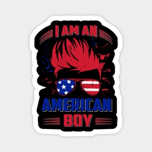 I am an American boy Magnet