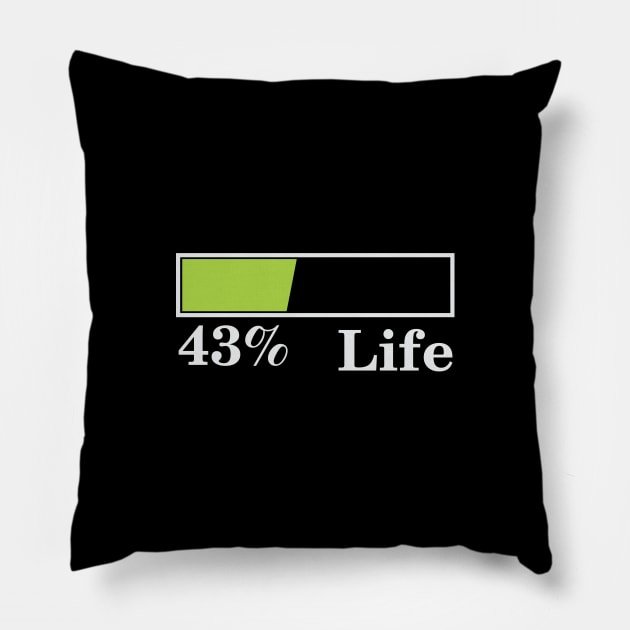 43% Life Pillow by Qasim