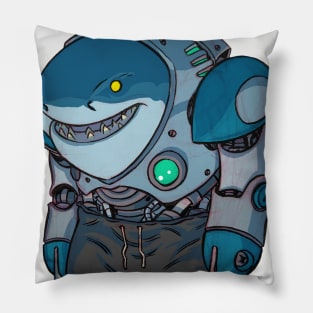 moreau-bot shark Pillow