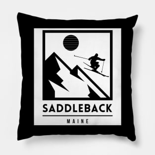 Saddleback maine usa ski Pillow