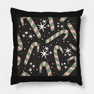 Candy Cane Christmas Pillow
