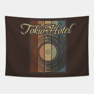 Tokio Hotel Vynil Silhouette Tapestry