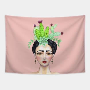 Cacti Crown Tapestry