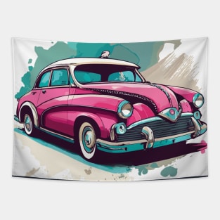 Classic Car Collection Tapestry