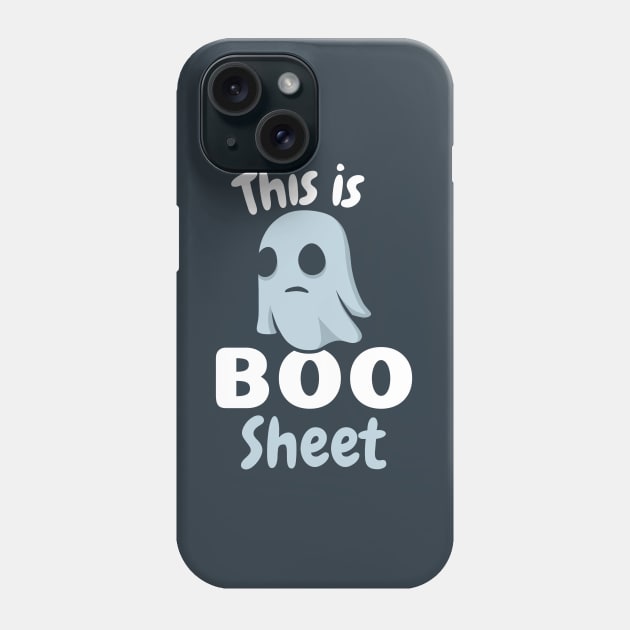 this is some boo sheet funny ghost holloween design Phone Case by legend