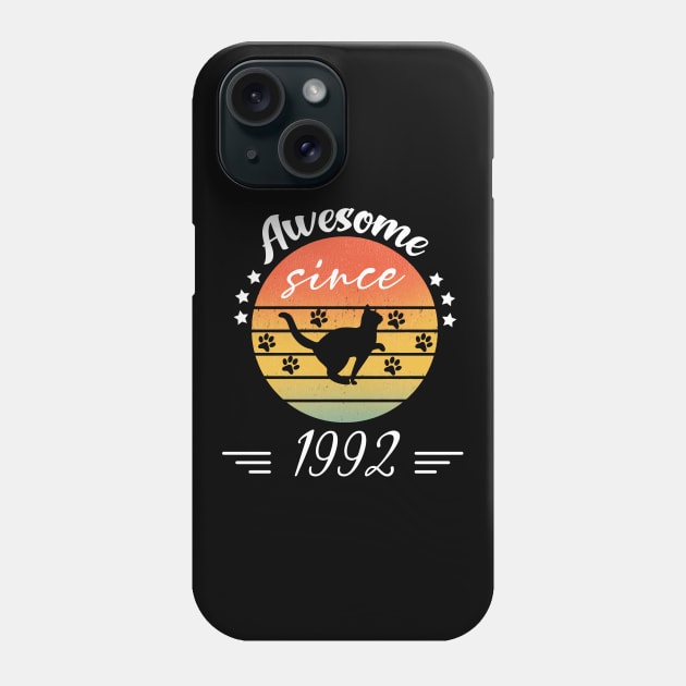 Awesome Since 1992 30th Birthday Phone Case by foxfieldgear