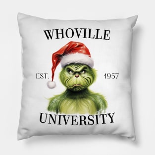 Grinch Xmas Pillow