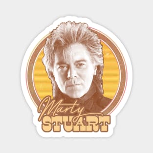 Marty Stuart / Faded-Look Country Fan Art Design Magnet