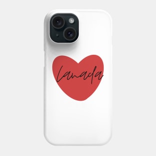 Canada Red Heart Phone Case