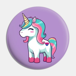 Bisexual Pride Unicorn Pin