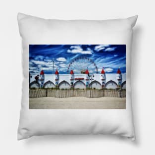 Ocean City NJ Wonderland Pier Pillow