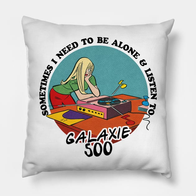 Galaxie 500  / Music Obsessive Fan Design Pillow by DankFutura