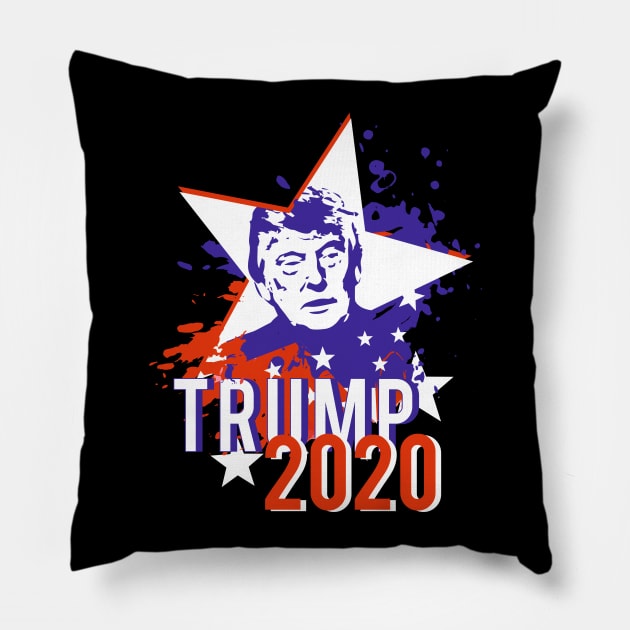 Donald Trump 2020 Pillow by victoriashel