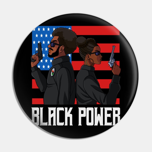 Black Panther Party Black Power Pin by Noseking