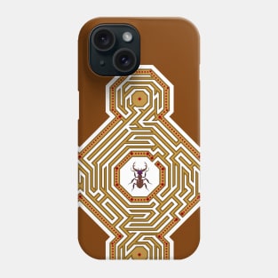 How the beetle can to escape from the labyrinth? Phone Case