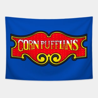 Limited Edition Hand Drawn Honest Ed's Corn Puffians Inspired Sign Transparent Design! Tapestry