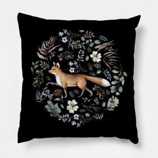 Botanical Fox Pillow