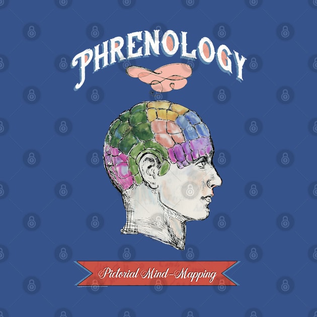 Phrenology - Pictorial Mind Mapping by FanitsaArt