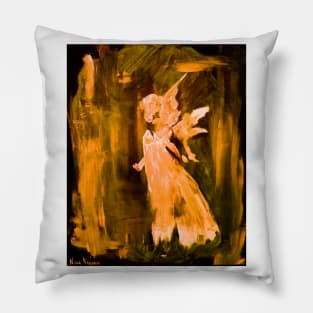 Golden Angel Pillow