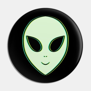 Happy Alien Pin