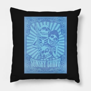 SUNSET CURVE ROCK BAND (POSTER VERSION) #4 Pillow