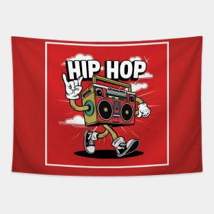 Hip Hop Boombox | T Shirt Design Tapestry