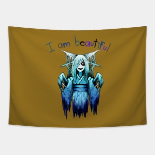 I Am Beautiful Spirit Creature Ghost Tapestry