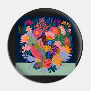 Vase of flowers II Pin