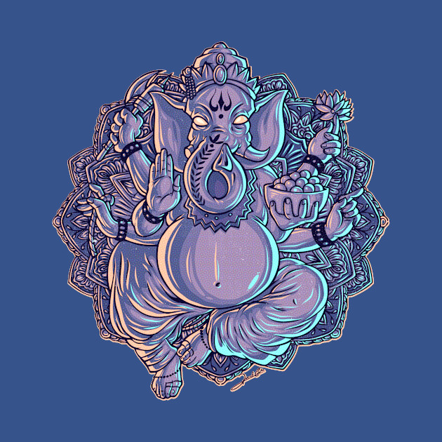 Ganesh - Yoga - T-Shirt